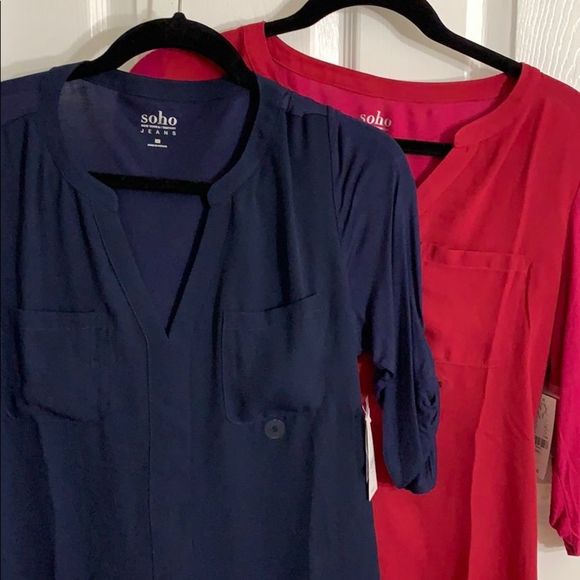 NWT. NY&C V-Neck blouses - Picture 2 of 3
